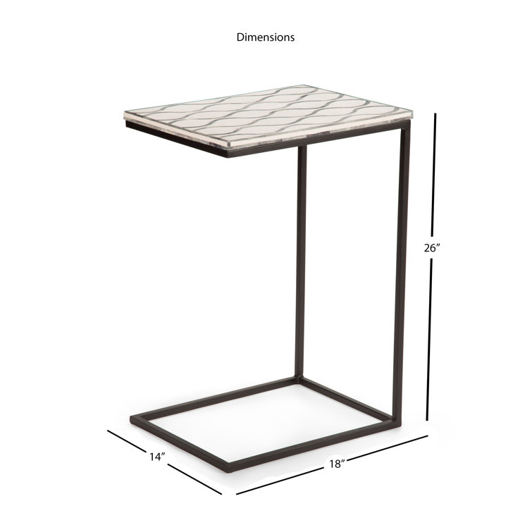 Fleur De Lis Living Cowell 26'' Tall C Table End Table & Reviews Wayfair